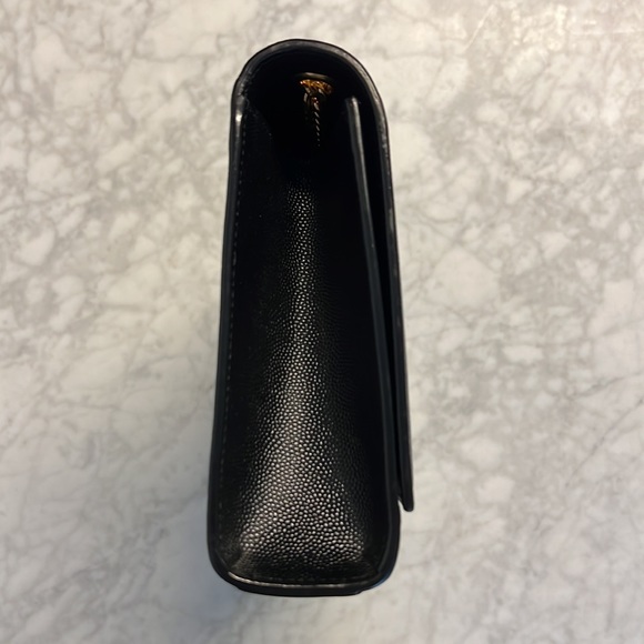 Saint Laurent Kate Medium Chain Crossbody Black Gold - Picture 6 of 13